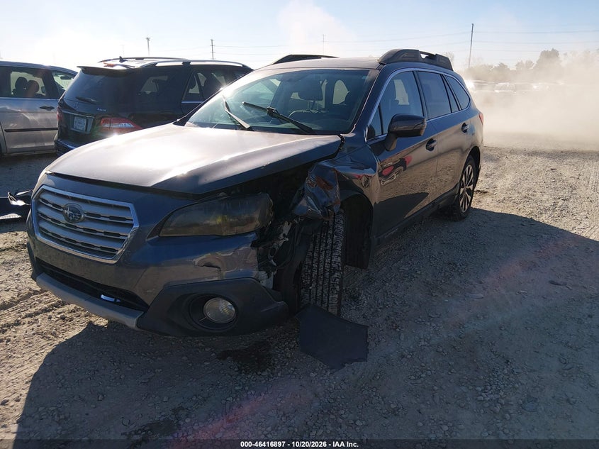 Vin: 4s4bsenc8g3237729, lot: 46917263, subaru outback 3.6r limited 20162