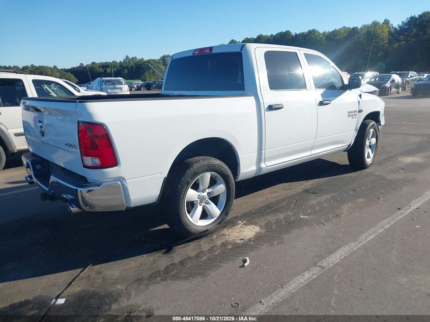 Vin: 3c6rr7kt0mg517580, lot: 46917451, ram 1500 classic tradesman  4x4 5'7 box 20214