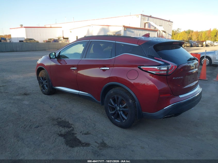 NISSAN MURANO 2017 VIN 5N1AZ2MH9HN192339