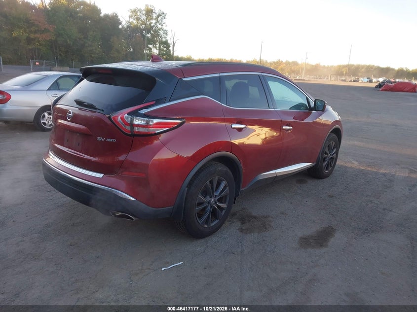 NISSAN MURANO 2017 VIN 5N1AZ2MH9HN192339