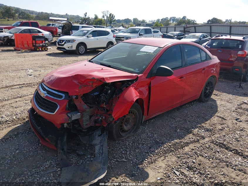 Vin: 1g1pc5sh2g7157237, lot: 46917565, chevrolet cruze limited ls auto 20162