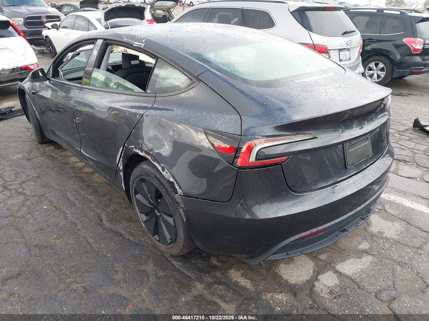 Vin: 5yj3e1ea7sf083999, lot: 46917576, tesla model 3 long range rear-wheel drive/standard rear-wheel drive 20253
