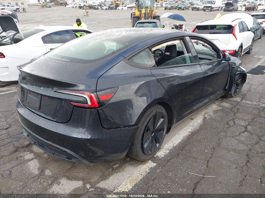 Vin: 5yj3e1ea7sf083999, lot: 46917576, tesla model 3 long range rear-wheel drive/standard rear-wheel drive 20254