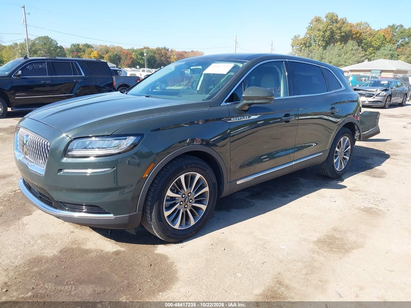 Vin: 2lmpj8k9xnbl13679, lot: 46917601, lincoln nautilus reserve 20222