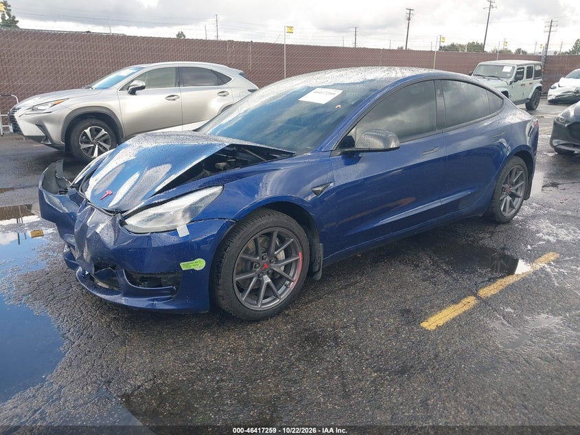Vin: 5yj3e1ea3pf518864, lot: 46917626, tesla model 3 rear-wheel drive 20232