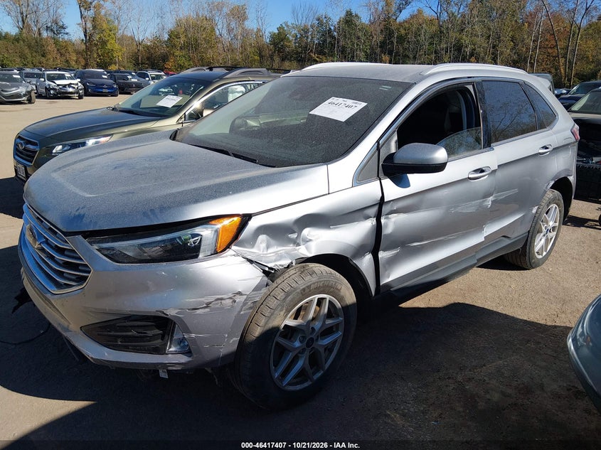 2022 Ford Edge Sel, Left Side, IAAI, VIN 2FMPK4J91NBA77720 — photo 2