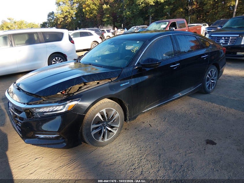 2018 Honda Accord Hybrid Touring, Rear, IAAI, VIN 1HGCV3F99JA005703 — photo 2