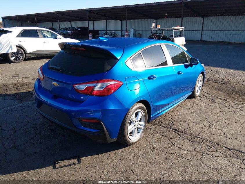 Vin: 3g1be6smxhs591111, lot: 46917845, chevrolet cruze lt auto 20174