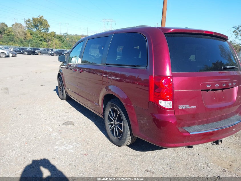 Vin: 2c4rdgeg5hr848452, lot: 46917848, dodge grand caravan gt 20173