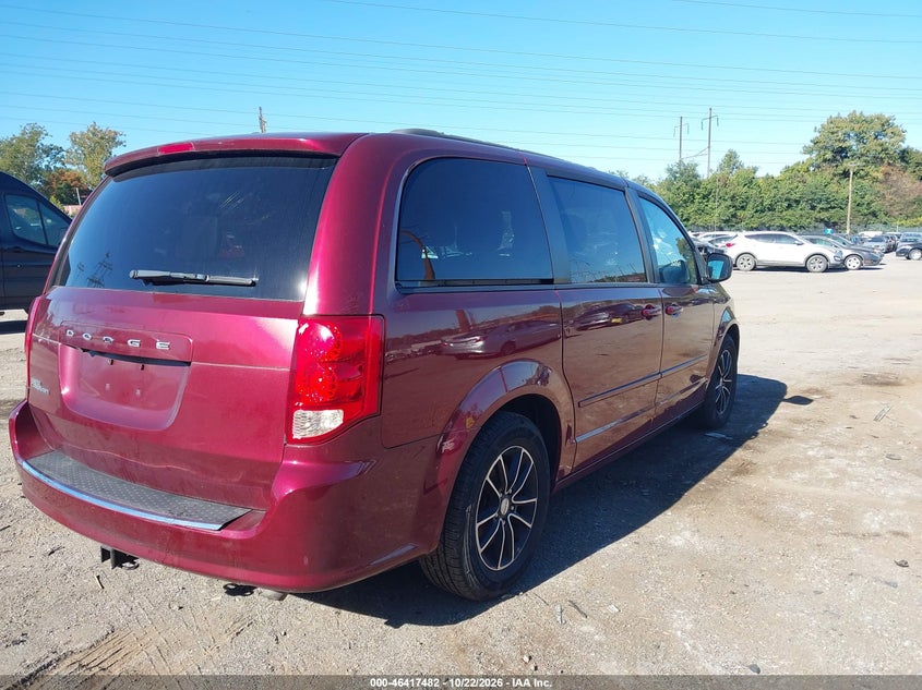 Vin: 2c4rdgeg5hr848452, lot: 46917848, dodge grand caravan gt 20174