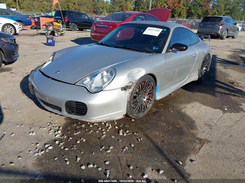 2003 Porsche 911 Carrera/Carrera 4S, Left Side, IAAI, VIN WP0AA29973S621307 — photo 2