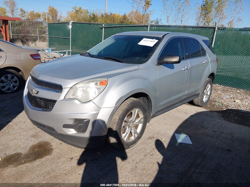 2015 Chevrolet Equinox Ls, Удар сзади, IAAI, VIN 2GNALAEK5F1159919 — фото 2