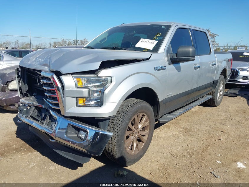 2016 Ford F-150 Xlt, Front End, IAAI, VIN 1FTEW1EG5GFD38100 — photo 2