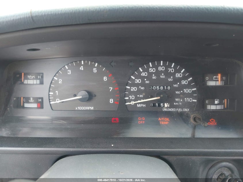 TOYOTA PICKUP 1992 VIN JT4VN13G0N5072154