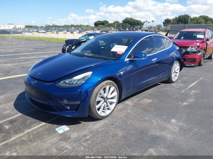 Vin: 5yj3e1eb1kf364916, lot: 46918315, tesla model 3 long range/performance 20192