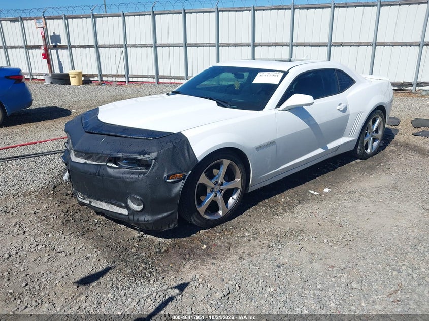2015 Chevrolet Camaro 2Lt, Front End, IAAI, VIN 2G1FF1E3XF9300637 — photo 2