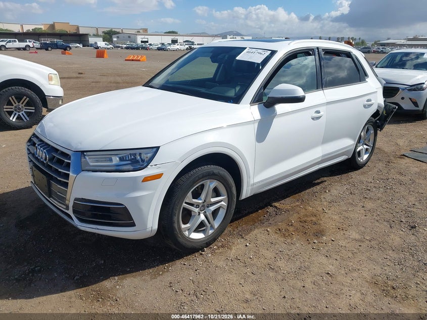 2018 Audi Q5 2.0T Premium/2.0T Tech Premium, Удар сзади, IAAI, VIN WA1ANAFY2J2204016 — фото 2