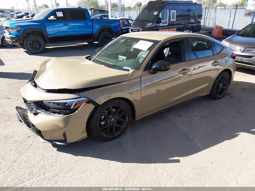 Vin: 19xfl2h82te017823, lot: 46918380, honda civic sport 20262