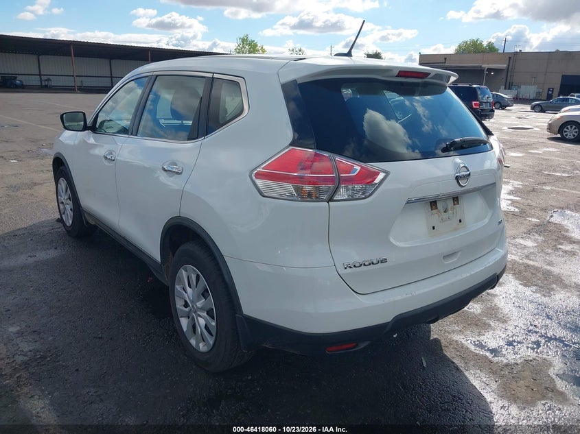 Vin: knmat2mv2fp578940, lot: 46918426, nissan rogue s 20153