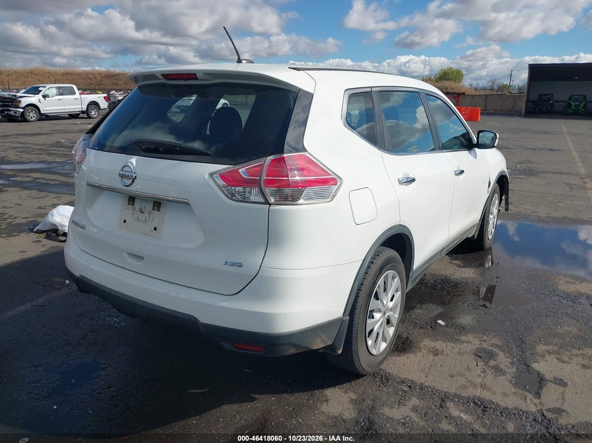 Vin: knmat2mv2fp578940, lot: 46918426, nissan rogue s 20154
