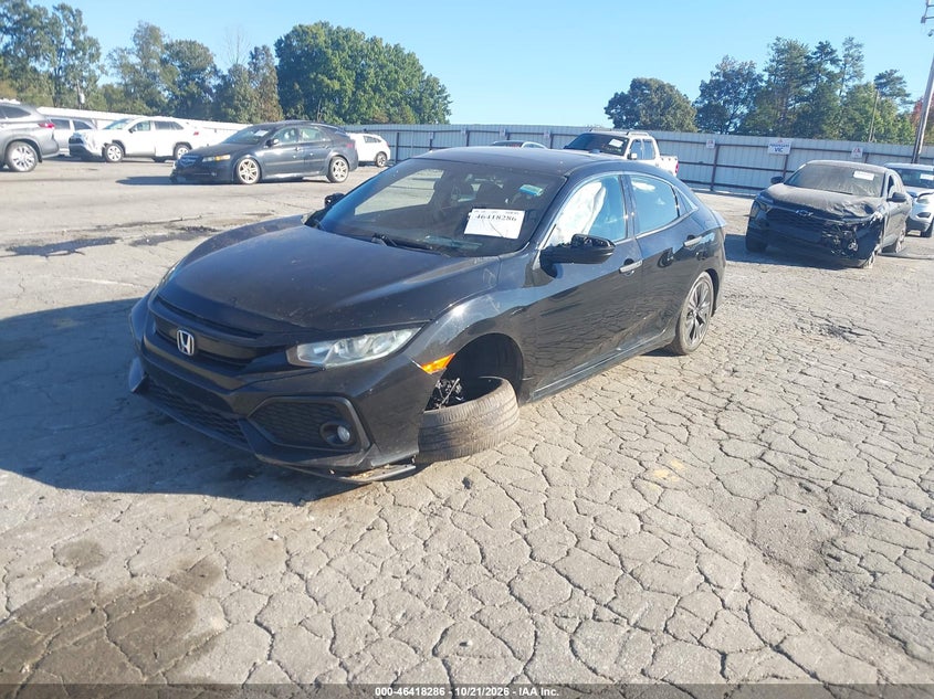 2017 Honda Civic Ex, Left & Right Side, IAAI, VIN SHHFK7H54HU215616 — photo 2