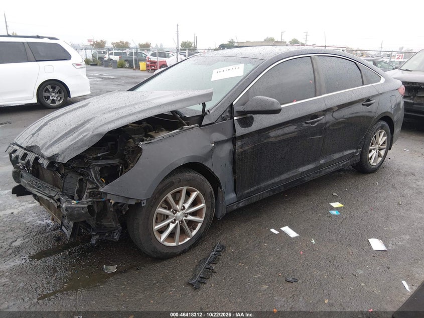 Vin: 5npe24af3kh797845, lot: 46918678, hyundai sonata se 20192