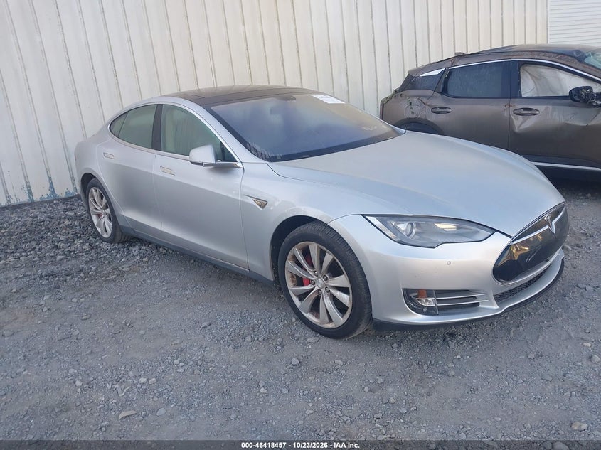2014 Tesla Model S P85, aukciono nuotrauka 1