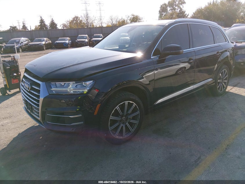 Vin: wa1laaf77hd025674, lot: 46918828, audi q7 3.0t premium 20172