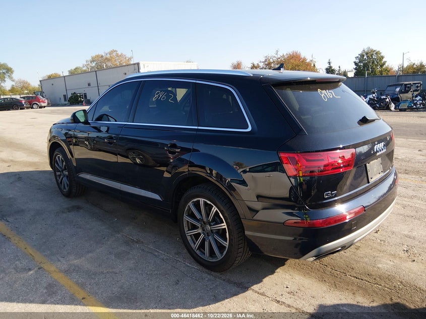 Vin: wa1laaf77hd025674, lot: 46918828, audi q7 3.0t premium 20173