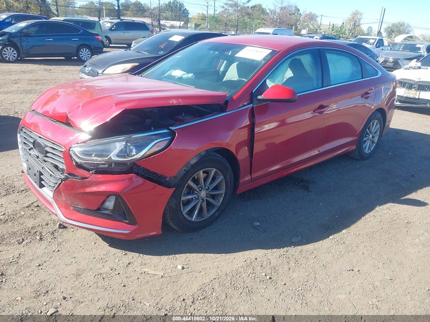 Vin: 5npe24af5jh623130, lot: 46918968, hyundai sonata se 20182