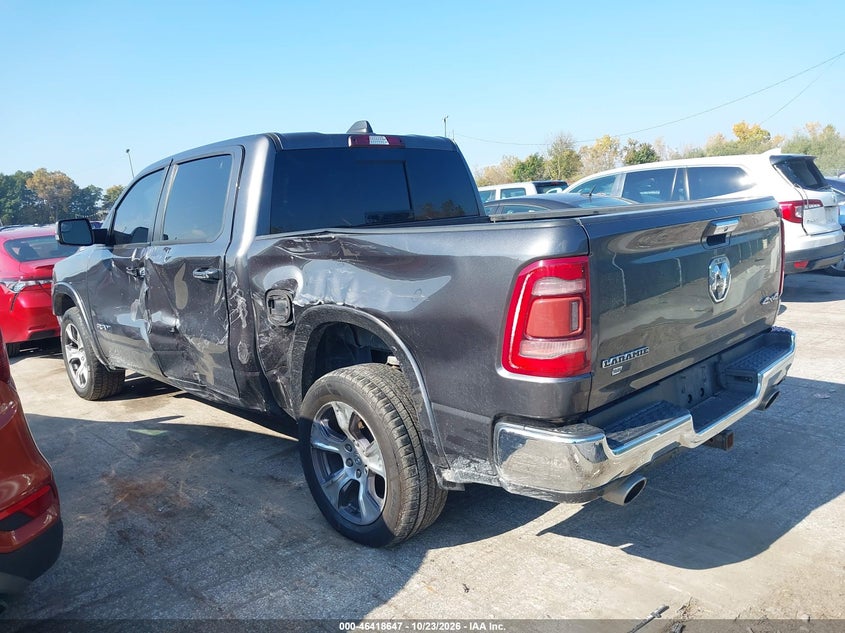 Vin: 1c6srfjt6kn810630, lot: 46919013, ram 1500 laramie  4x4 5'7 box 20193