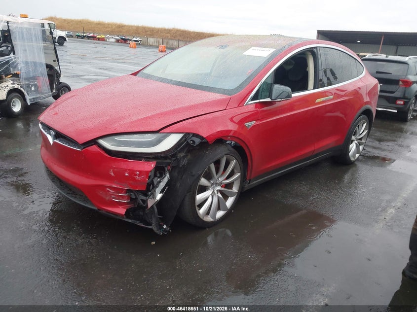 Vin: 5yjxcae47gf000970, lot: 46919018, tesla model x 60d/p100d/p90d 20162