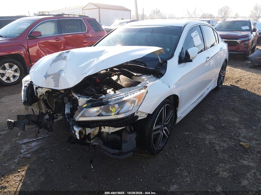 Vin: 1hgcr2f58ga188614, lot: 46919021, honda accord sport 20162
