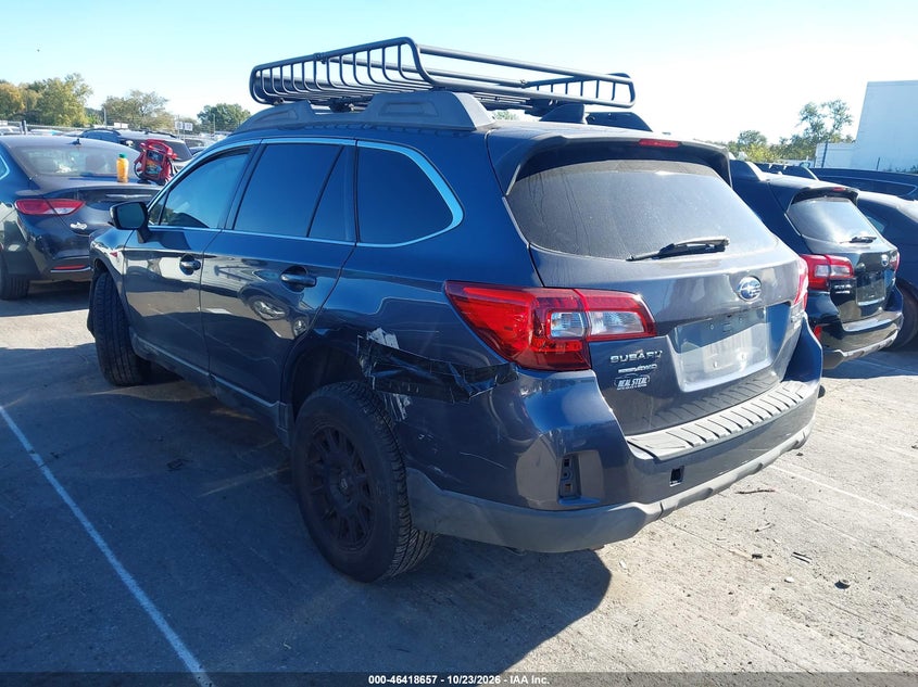 Vin: 4s4bsaccxh3383255, lot: 46919023, subaru outback 2.5i premium 20173