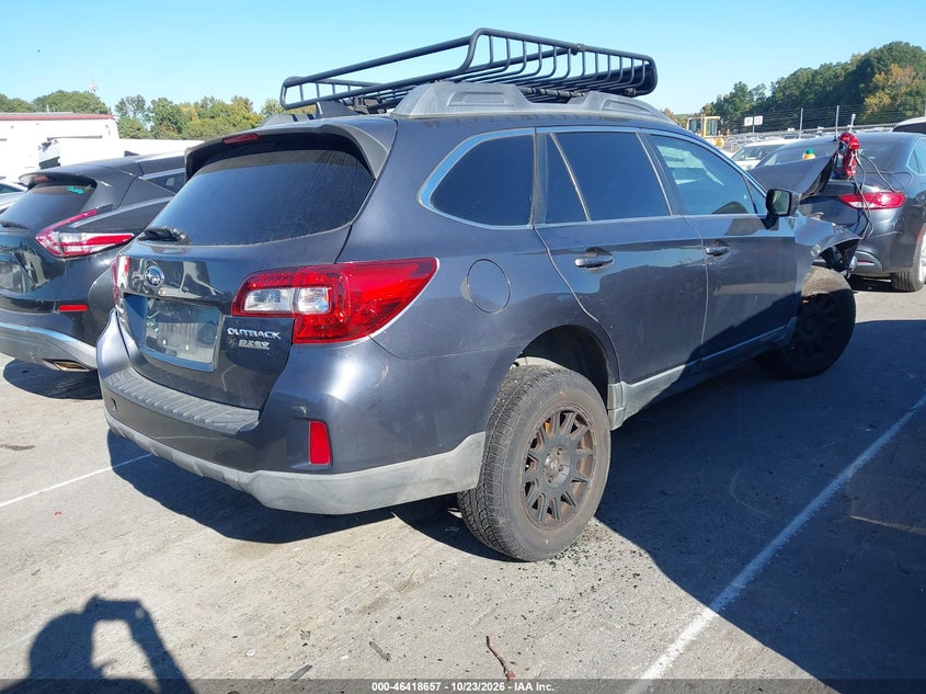 Vin: 4s4bsaccxh3383255, lot: 46919023, subaru outback 2.5i premium 20174