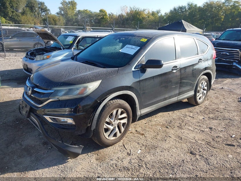2016 Honda Cr-V Ex, Левый перёд, IAAI, VIN 5J6RM4H52GL006145 — фото 2