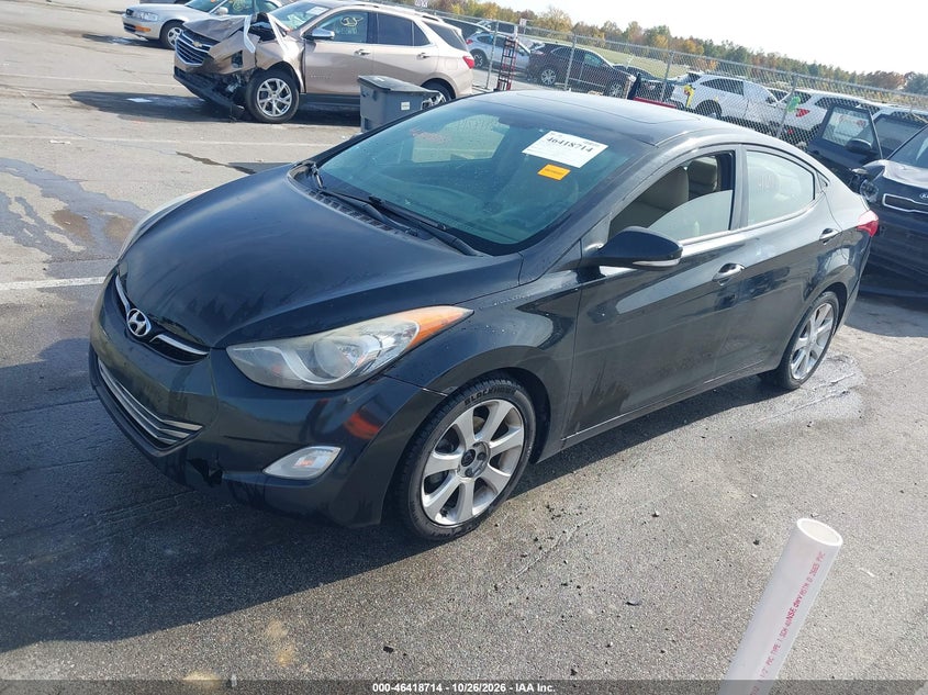 Vin: 5npdh4ae5dh234557, lot: 46919080, hyundai elantra limited 20132