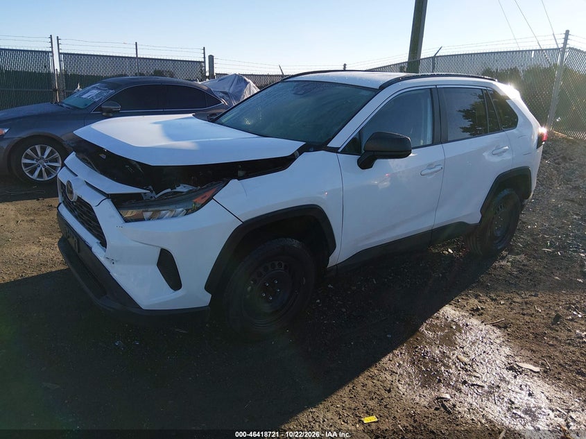 Vin: 2t3f1rfv4mw155599, lot: 46919086, toyota rav4 le 20212