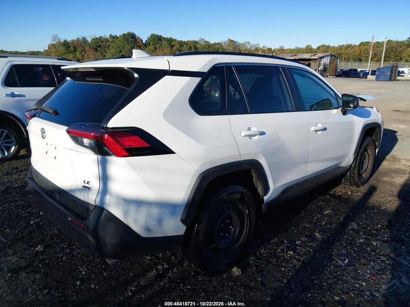 Vin: 2t3f1rfv4mw155599, lot: 46919086, toyota rav4 le 20214