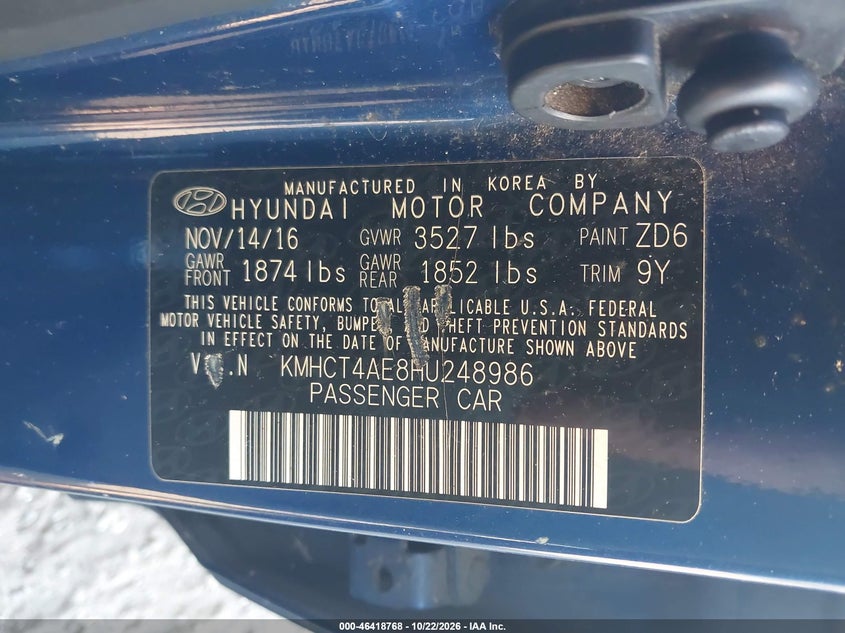 2017 HYUNDAI ACCENT SE · Фото 9