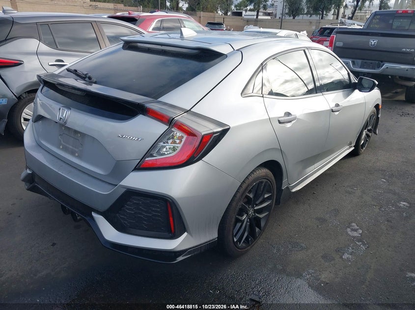 Vin: shhfk7h45ju414011, lot: 46919181, honda civic sport 20184