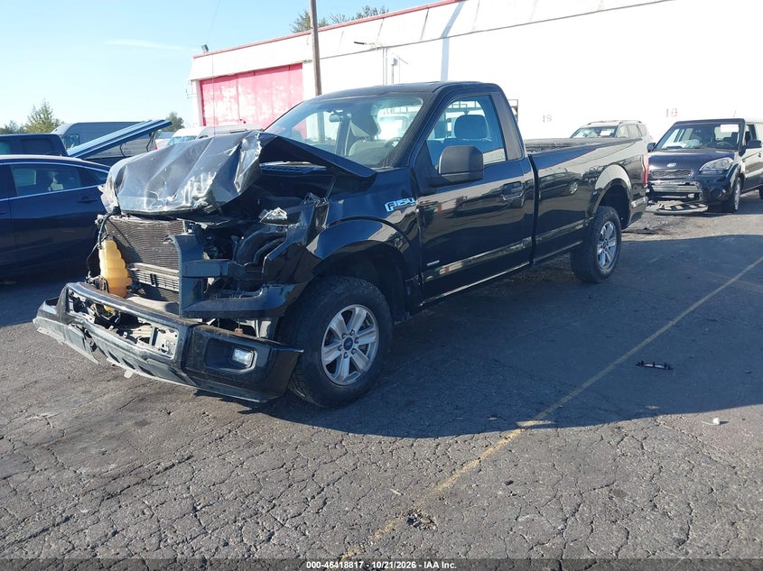 2017 Ford F-150 Xl, Front End, IAAI, VIN 1FTNF1CG1HKD89864 — photo 2