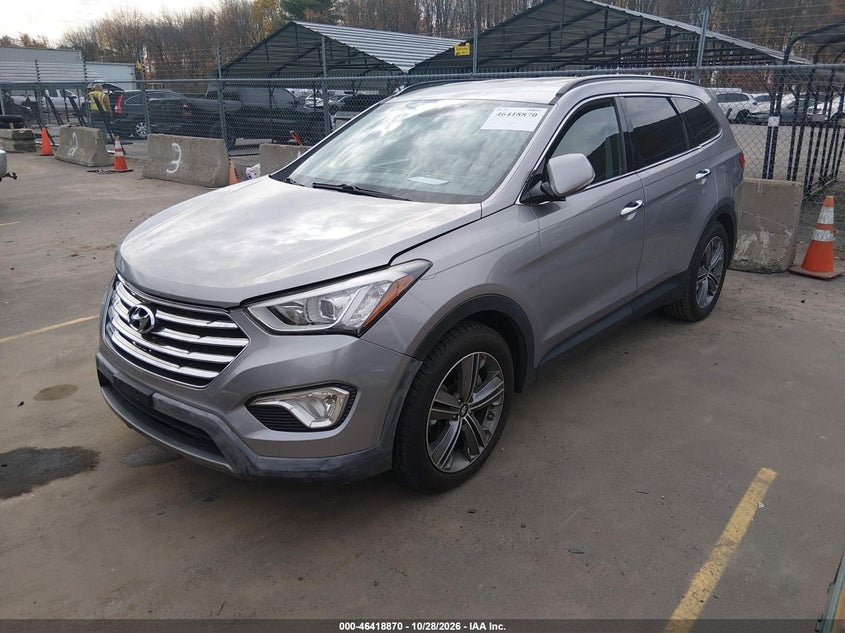 Vin: km8sn4hf2gu134825, lot: 46919236, hyundai santa fe se 20162