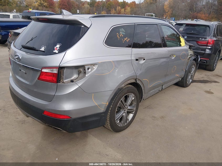 Vin: km8sn4hf2gu134825, lot: 46919236, hyundai santa fe se 20164
