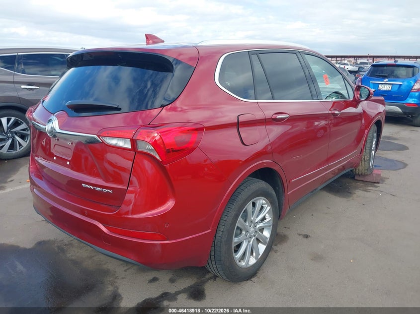Vin: lrbfxcsaxkd105572, lot: 46919283, buick envision fwd essence 20194