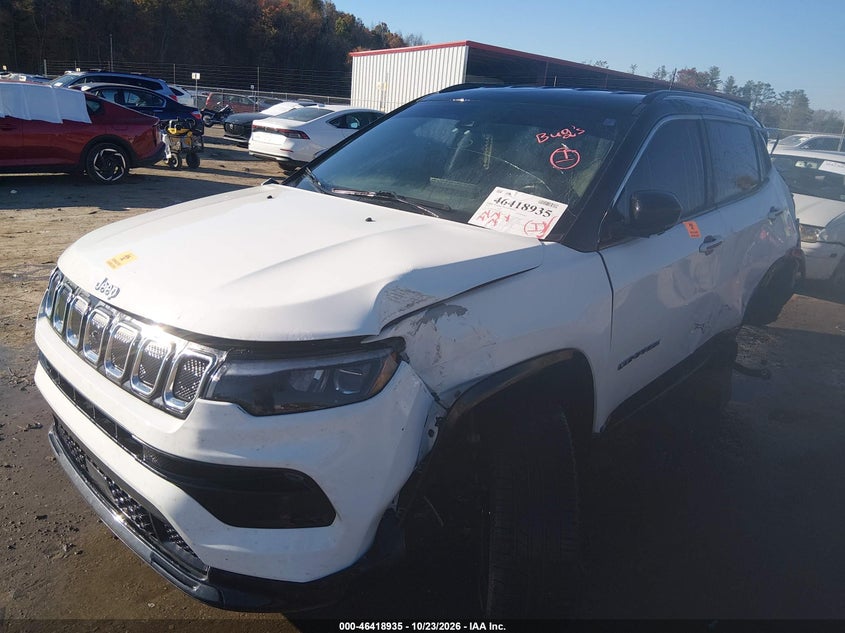 Vin: 3c4njdcb2nt212593, lot: 46919301, jeep compass limited 4x4 20222