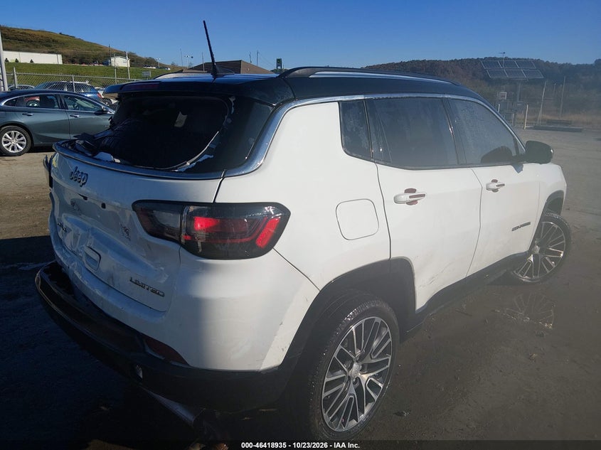 Vin: 3c4njdcb2nt212593, lot: 46919301, jeep compass limited 4x4 20224