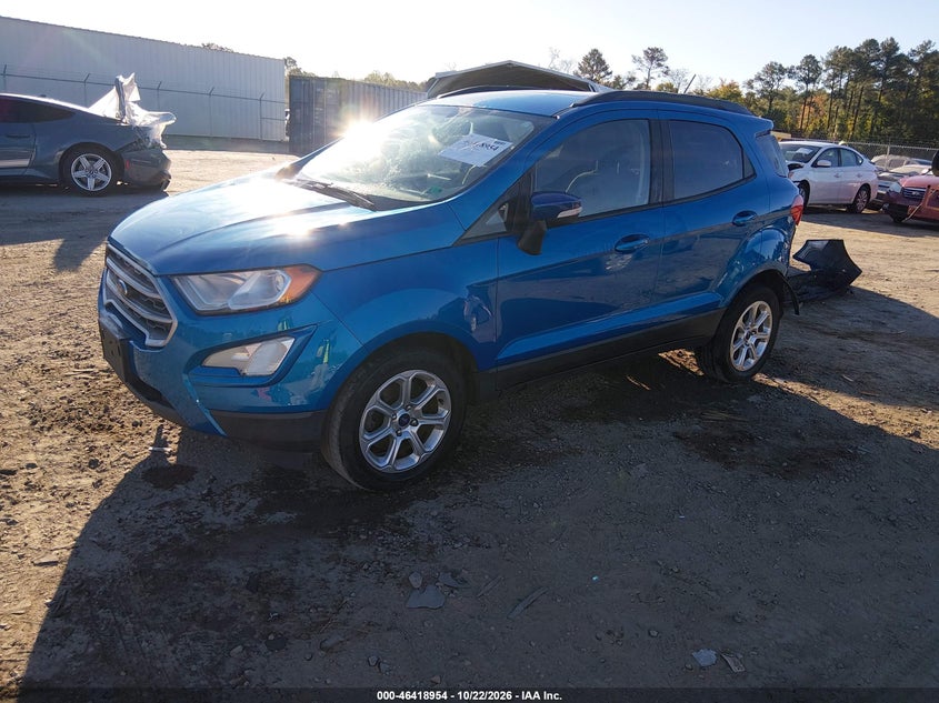 2020 Ford Ecosport Se, Rear, IAAI, VIN MAJ3S2GE1LC312065 — photo 2