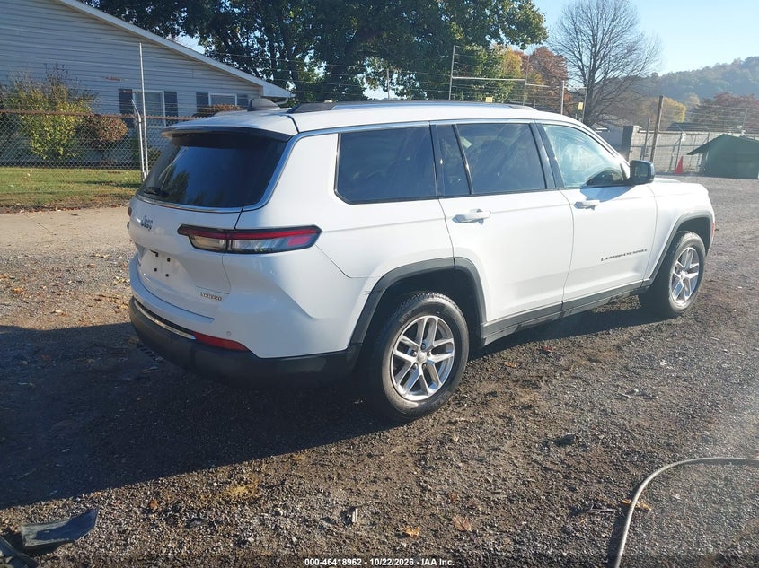 Vin: 1c4rjkag7m8137830, lot: 46919328, jeep grand cherokee l laredo 4x4 20214