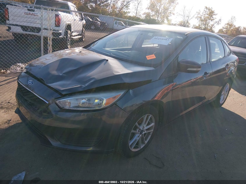 2017 Ford Focus Se, Удар спереди, IAAI, VIN 1FADP3F28HL311327 — фото 2